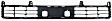 Front Bumper Grille, Textured Black