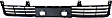 Front Bumper Grille, Textured Black