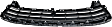 Front Bumper Grille, Gray