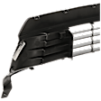 Front Bumper Grille, Black