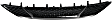 Front Bumper Grille, Black