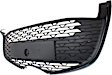 Front, Lower Bumper Grille, Black