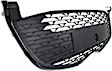 Front, Lower Bumper Grille, Black