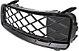 Front, Passenger Side, Outer Bumper Grille, Textured Black