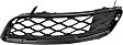 Front, Passenger Side, Outer Bumper Grille, Textured Black