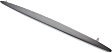 Front, Driver or Passenger Side Bumper Trim, Silver