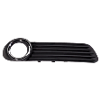 Front, Passenger Side Fog Light Trim, Black