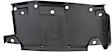 Rear, Driver Side Bumper Trim, Black