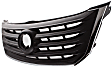 Upper Grille Assembly, Textured Black Shell and Insert, XL Model, 6 Cyl., 3.5L Engine