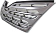 Upper Grille Assembly, Chrome Shell and Insert