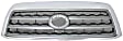Upper Grille Assembly, Chrome Shell with Silver Insert