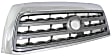 Upper Grille Assembly, Chrome Shell with Silver Insert