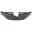 Upper Grille Assembly, Chrome Shell with Black Insert