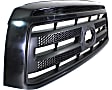 2010 Toyota Tundra SR5 - Grille, Painted Black, For Models Without Rock Warrior Package, Sport Package and Chrome Bumper
