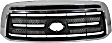 2013 Toyota Tundra - Grille, Chrome Shell with Textured Black Insert, For Models Without Rock Warrior Package, Sport Package and Chrome Bumper