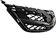 Grille, Painted Black, North America Built Vehicle, CAPA Certified