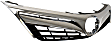 Upper Grille Assembly, LE/XLE Models, Painted Black Shell and Insert, CAPA CERTIFIED