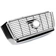 Upper Grille Assembly, Chrome Shell with Satin Nickel Insert