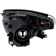 Passenger Side Headlight, without Bulb, Halogen, Clear Lens