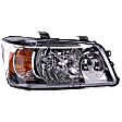 Passenger Side Halogen Headlight, Without bulb(s), OE Replacement