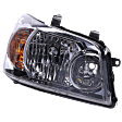 Passenger Side Halogen Headlight, Without bulb(s), OE Replacement