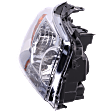 Passenger Side Halogen Headlight, Without bulb(s), OE Replacement