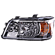 Driver Side Halogen Headlight, Without bulb(s), OE Replacement