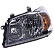 Driver Side Halogen Headlight, Without bulb(s), OE Replacement