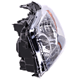 Driver Side Halogen Headlight, Without bulb(s), OE Replacement
