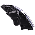 Driver Side Halogen Headlight, Without bulb(s), OE Replacement