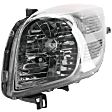 Passenger Side Halogen Headlight, Without bulb(s), OE Replacement, Hatchback