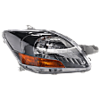 Passenger Side Headlight, without Bulb, Halogen, Sedan