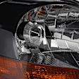 Passenger Side Headlight, without Bulb, Halogen, Sedan