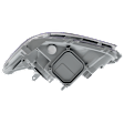 Passenger Side Headlight, without Bulb, Halogen, Sedan