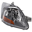 Passenger Side Headlight, without Bulb, Halogen, Sedan