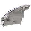 Passenger Side Headlight, without Bulb, Halogen, Sedan