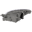 Passenger Side Headlight, without Bulb, Halogen, Sedan