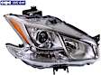 2014 Nissan Maxima - Passenger Side Halogen Headlight, With bulb(s), For Models Without Sport or Premium Package, OE Replacement, CAPA Certified