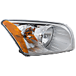 Passenger Side Headlight, with Bulb, Halogen, Clear Lens, CAPA Certified