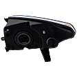 Passenger Side Headlight, with Bulb, Halogen, Clear Lens, CAPA Certified