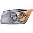 Driver Side Headlight, with Bulb, Halogen, Clear Lens, CAPA Certified