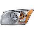 Driver Side Headlight, with Bulb, Halogen, Clear Lens, CAPA Certified