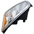 Driver Side Headlight, with Bulb, Halogen, Clear Lens, CAPA Certified