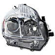 Passenger Side Headlight, without Bulb, Halogen, Clear Lens, Base Model, 4 Cyl., 1.8L Engine, CAPA CERTIFIED