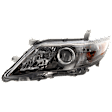 2010-2011 Toyota Camry - Driver Side Headlight, Assembly, Halogen, Chrome Interior, SE Model, USA Built Vehicle
