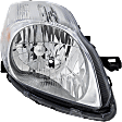 Passenger Side Headlight, without Bulb, Halogen, Hatchback