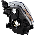 Passenger Side Headlight, without Bulb, Halogen, Hatchback