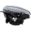 Passenger Side Headlight, without Bulb, Halogen, Hatchback