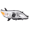 Passenger Side Headlight, with Bulb, Halogen, Base/L/LE/Limited/XLE without LED DRL