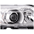Passenger Side Headlight, with Bulb, Halogen, Base/L/LE/Limited/XLE without LED DRL
